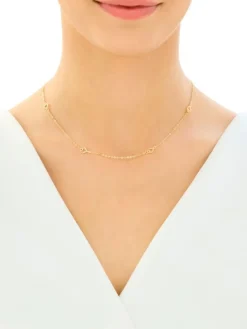 Złoty naszyjnik - serca