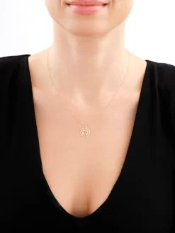 Złoty naszyjnik - serce