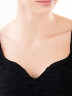 Złoty naszyjnik - serce, love