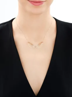 Złoty naszyjnik - skrzydła