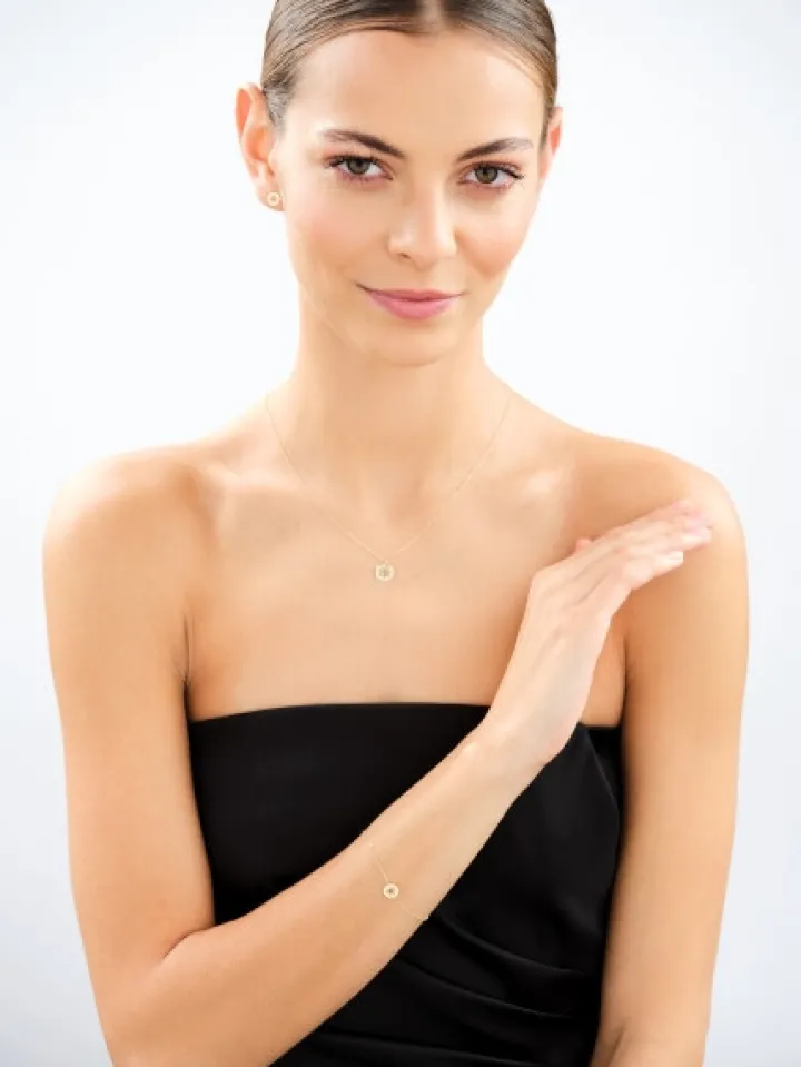 Złoty naszyjnik - Słońce