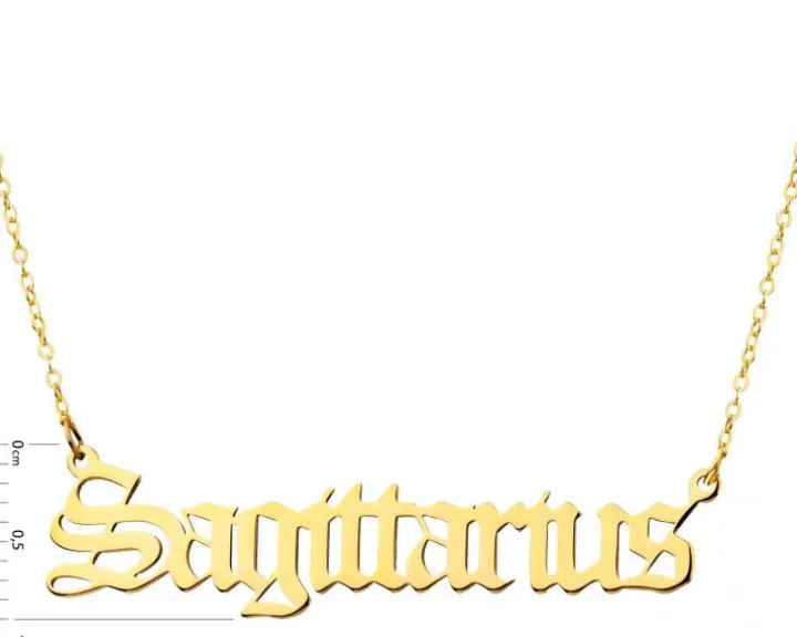 Złoty naszyjnik - Strzelec