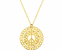 Złoty naszyjnik - znak pokoju