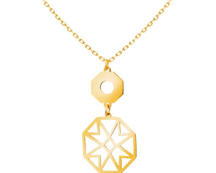 Złoty naszyjnik, ankier