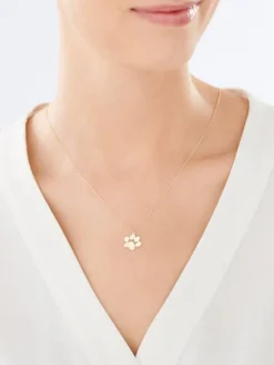 Złoty naszyjnik, ankier - łapka