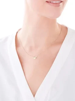 Złoty naszyjnik, ankier - gwiazdy