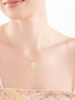 Złoty naszyjnik, ankier - gwiazdy