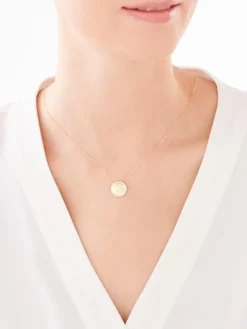 Złoty naszyjnik, ankier - kamea