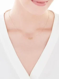 Złoty naszyjnik, ankier - kot