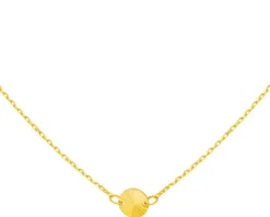 Złoty naszyjnik, ankier - koło