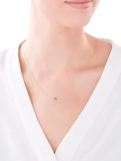 Złoty naszyjnik, ankier - koło