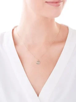 Złoty naszyjnik, ankier -  krzyż