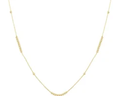 Złoty naszyjnik, ankier - kulki