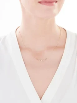 Złoty naszyjnik, ankier - nieskończoności