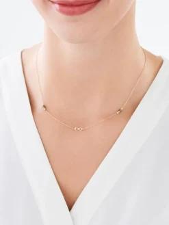 Złoty naszyjnik, ankier - nieskończoność