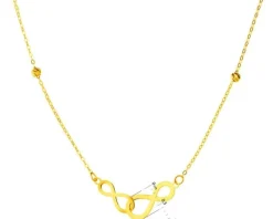 Złoty naszyjnik, ankier - nieskończoności