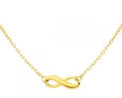 Złoty naszyjnik, ankier -  nieskończoność