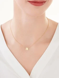 Złoty naszyjnik, ankier - 0Rh+