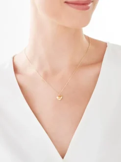 Złoty naszyjnik, ankier - serce, Dla Babci