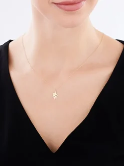 Złoty naszyjnik, ankier - wąż