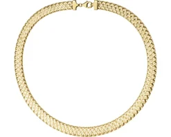 Złoty naszyjnik elastyczny