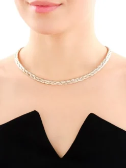 Złoty naszyjnik elastyczny