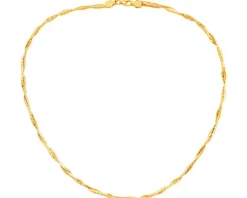 Złoty naszyjnik elastyczny