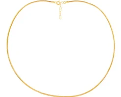 Złoty naszyjnik elastyczny