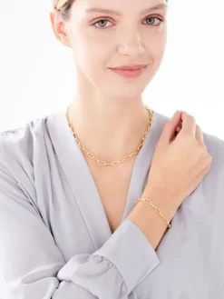 Złoty naszyjnik, paper clip