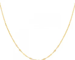 Złoty naszyjnik, skręcone blaszki