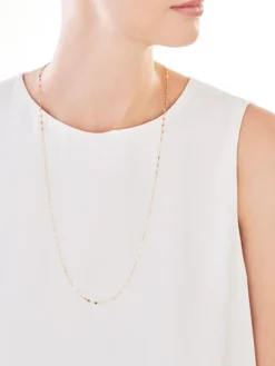 Złoty naszyjnik, skręcone blaszki