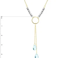 Złoty naszyjnik z cyrkoniami