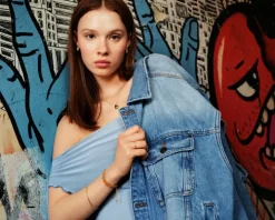 Złoty naszyjnik z cyrkoniami - łezka