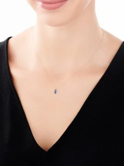 Złoty naszyjnik z cyrkoniami, ankier