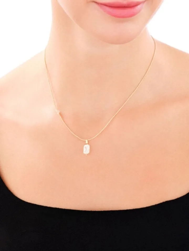 Złoty naszyjnik z cyrkoniami