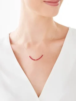 Złoty naszyjnik z cyrkoniami