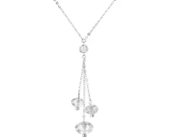 Złoty naszyjnik z cyrkoniami, ankier