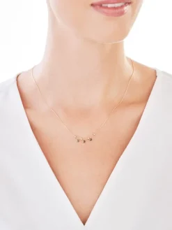 Złoty naszyjnik z cyrkoniami