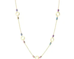 Złoty naszyjnik z hematytami