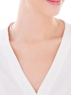 Złoty naszyjnik z kulkami