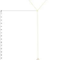 Złoty naszyjnik z masą perłową - serce