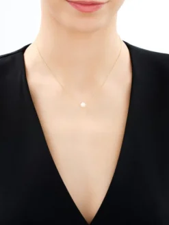 Złoty naszyjnik z perłą