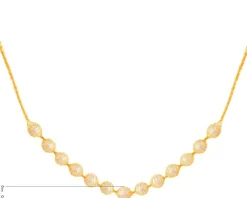 Złoty naszyjnik z perłami