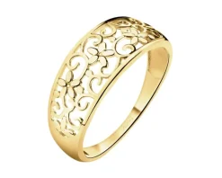 Złoty pierścionek - kwiaty