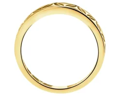 Złoty pierścionek - kwiaty