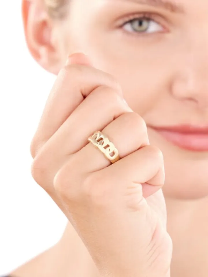 Złoty pierścionek - pancerka