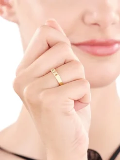 Złoty pierścionek - pancerka