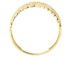 Złoty pierścionek - serca