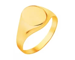 Złoty pierścionek - sygnet