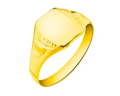 Złoty pierścionek - sygnet
